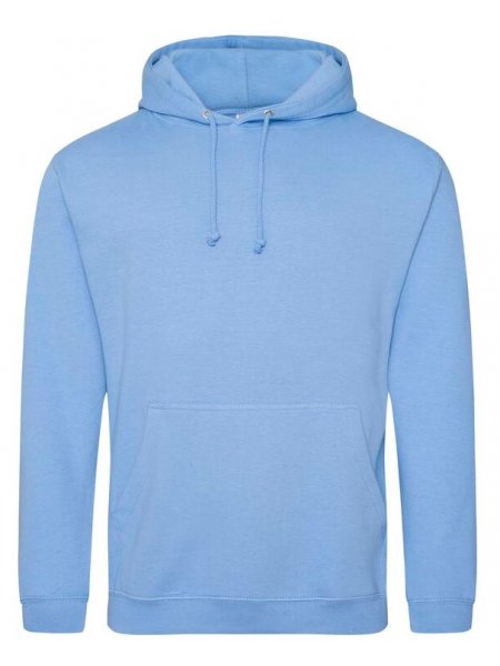 Sweat personnalisé pas cher à capuche Cornflower Blue