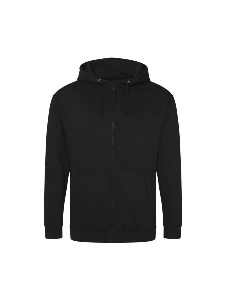Zoodie - Sweat à Capuche Zippé Mixte à personnaliser Deep black