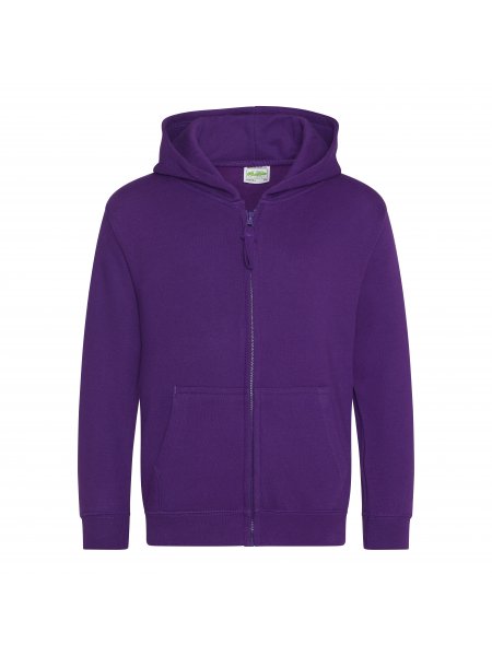 Sweat zippé enfant personnalisable Purple