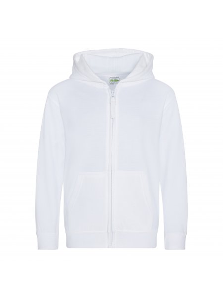 Sweat zippé enfant personnalisable Arctic White