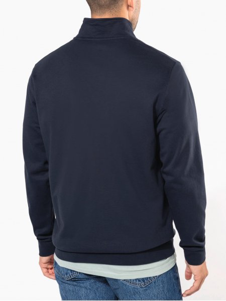 mannequin homme portant la Veste molleton zippée homme personnalisableVeste molleton zippée homme personnalisable