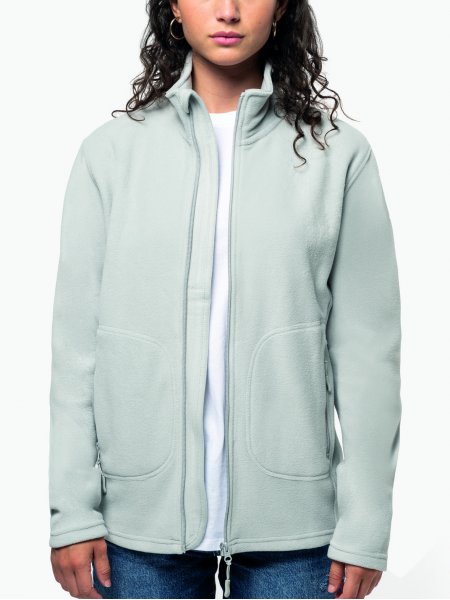 Veste polaire personnalisable K9121 sans logo porté par une femme