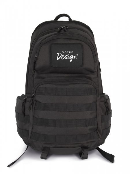Sac à dos tactique urbain personnalisable de face avec votre design Sac à dos tactique urbain personnalisable de face avec votre design