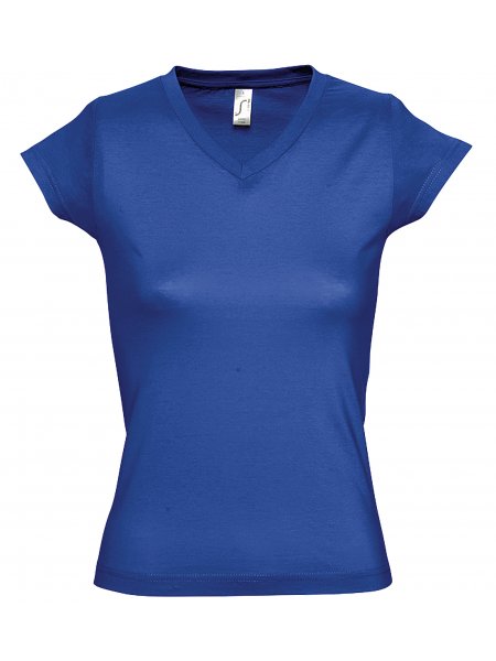 T-shirt col V femme personnalisé pas cher Royal