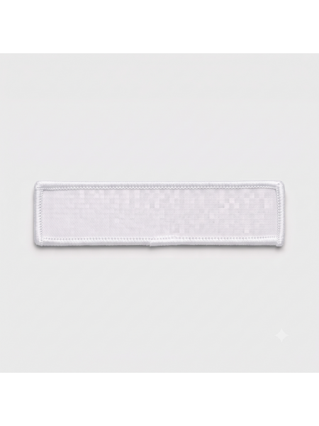 Porte-clés en rPET personnalisable Blanc