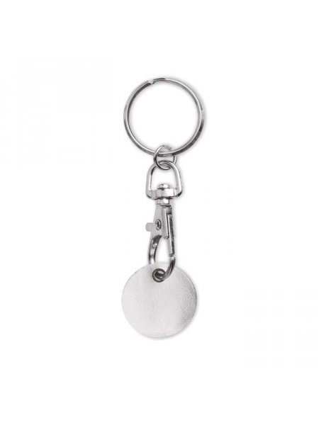 Porte-clés jeton en émail dur personnalisable Argent