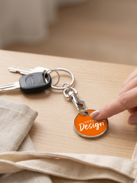 Porte-clés jeton en émail dur personnalisable Porte-clés jeton en émail dur personnalisable