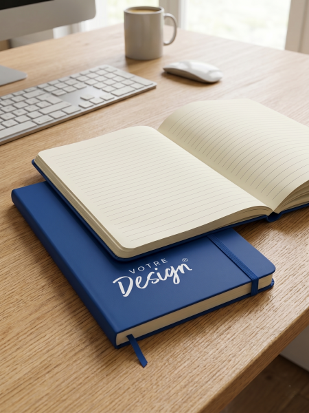 Carnet A6 avec couverture rigide personnalisable