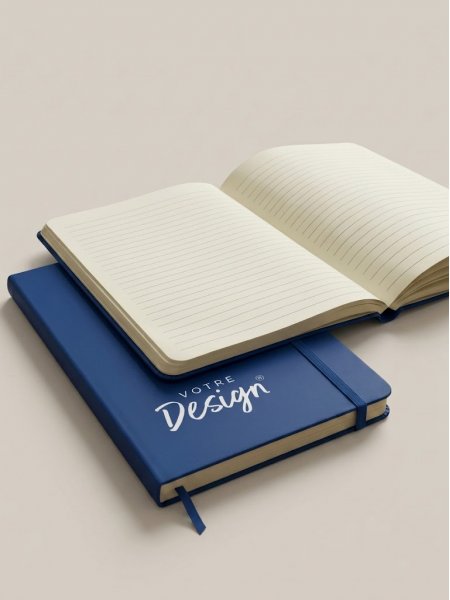 Carnet A6 avec couverture rigide personnalisable