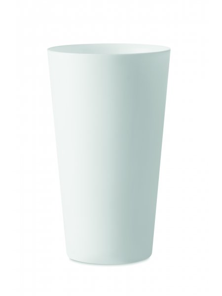 Gobelet réutilisable 500ml personnalisable Blanc