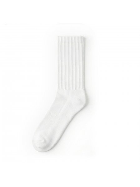 Chaussettes personnalisées unies Blanc