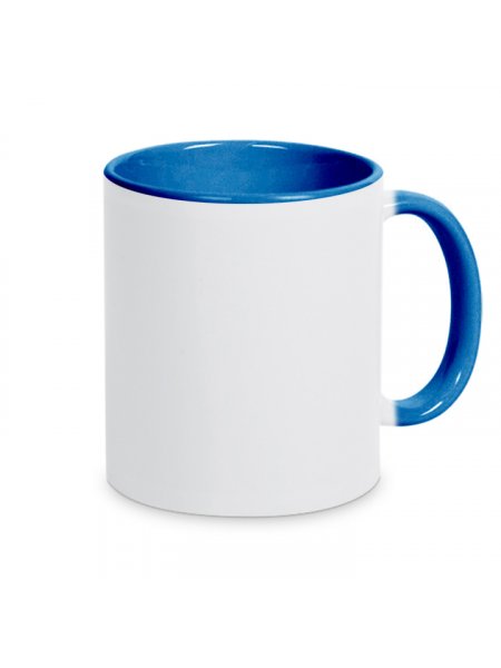 Mug personnalisable bicolore Bleu Cambridge