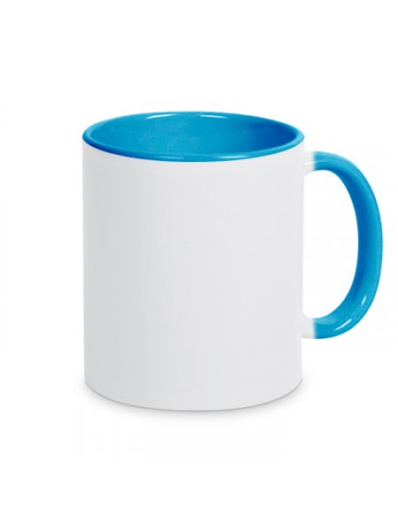 Mug personnalisable bicolore Bleu ciel
