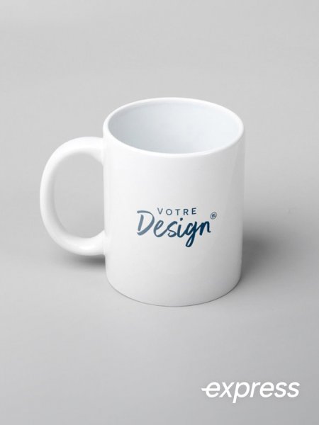 Mug blanc à personnaliser en livraison express 48h 