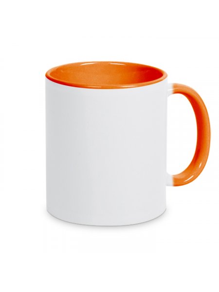 Mug personnalisable bicolore Orange