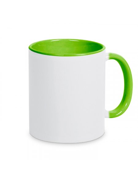 Mug personnalisable bicolore Vert clair