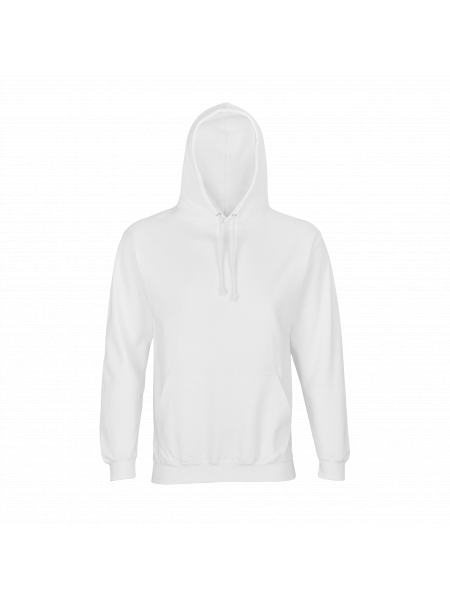 Sweat recyclé à capuche Condor personnalisé Blanc