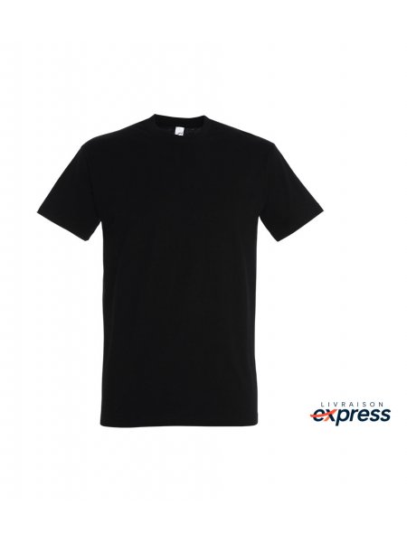 T shirt personnalisé livraison express  Black