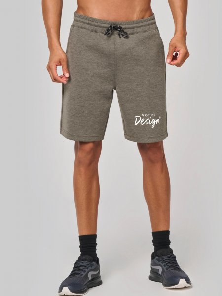 mannequin homme de face portant le Short homme personnalisable mannequin homme de face portant le Short homme personnalisable