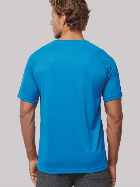 dos du t-shirt de sport en polyester recyclé PA4012 en coloris Aqua Blue
