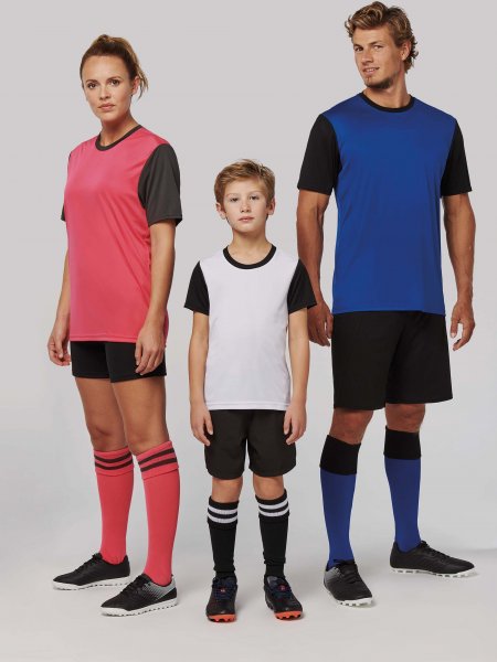 Short de foot pour enfant PA103 en coloris black