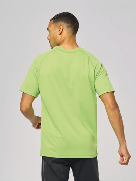 Dos du T-shirt sport PA438 en coloris Lime 