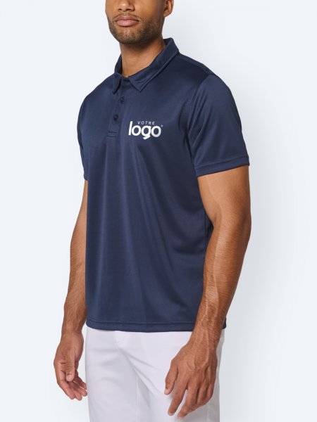 Polo de sport pour homme PA482 Polo de sport pour homme PA482 en coloris navy avec votre logo