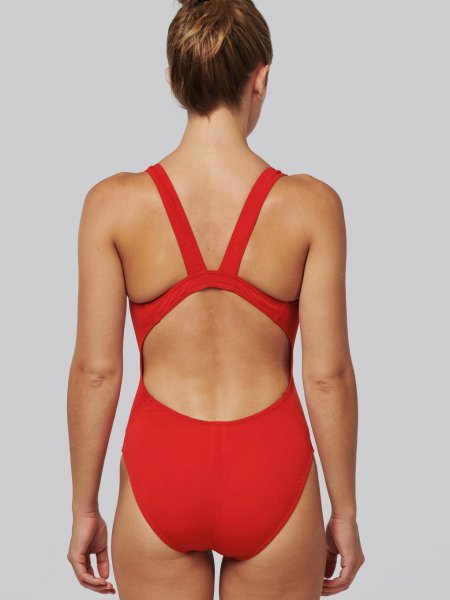 Dos du maillot de bain femme une pièce PA940 en coloris Sporty Red