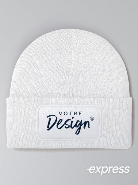 Bonnet à patch à personnaliser en livraison express Bonnet à patch à personnaliser en livraison express