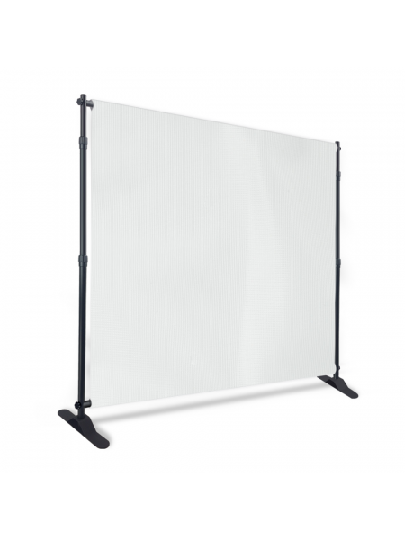 Photocall Extensible Personnalisé Blanc