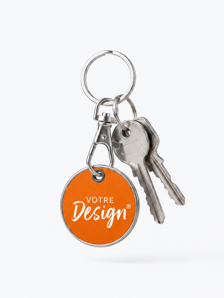 Porte-clés jeton en émail dur personnalisable Porte-clés jeton en émail dur personnalisable