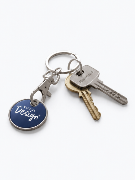 Porte-clés à jeton personnalisable Porte-clés à jeton personnalisable