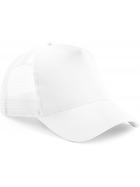 Casquette Trucker filet à personnaliser White / White