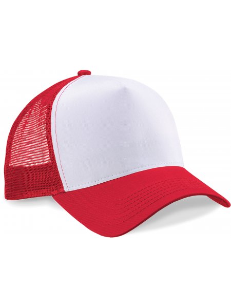 Casquette Trucker filet à personnaliser Classic Red / White