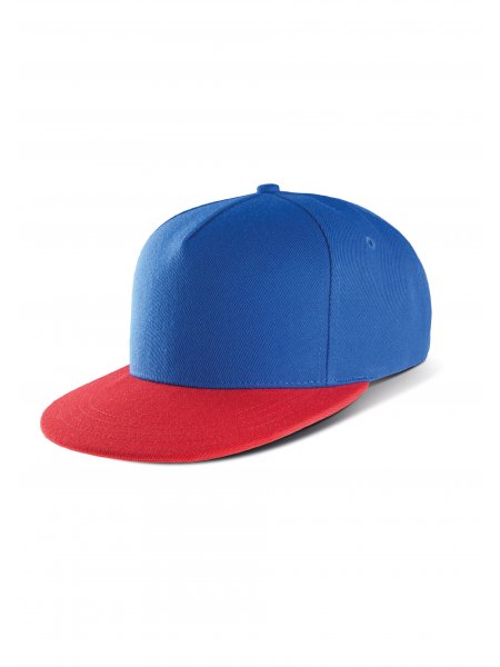 La KP129 à personnaliser en coloris Royal Blue / Red La casquette snapback KP129 à personnaliser en coloris Royal Blue / Red