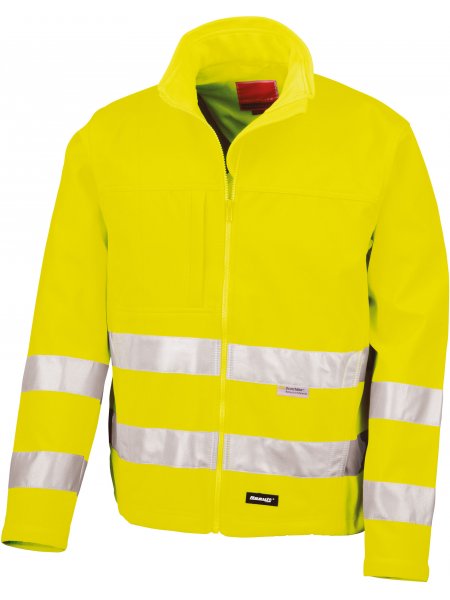 HIGH VIZ SOFTSHELL EN471 Softshell haute visibilité Safety Yellow