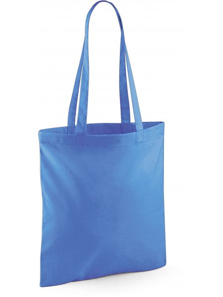 Sac shopping en coton à personnaliser Cornflower Blue