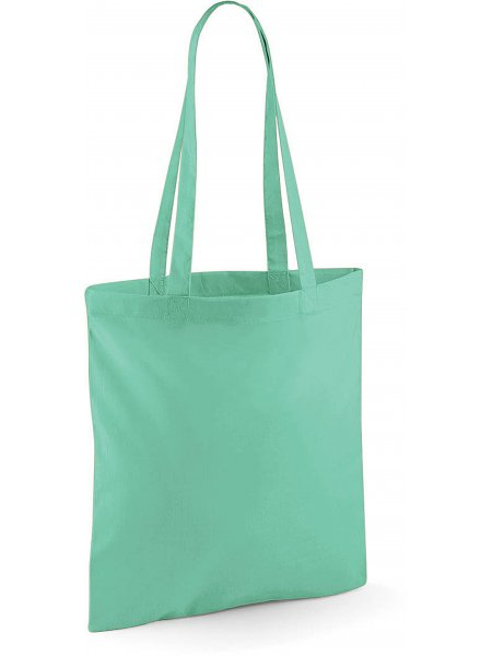 Sac shopping en coton à personnaliser Mint Green