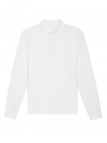 Polo manches longues unisexe à personnaliser - Prepster Long Sleeve White