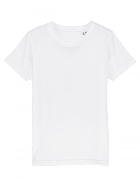 T-Shirt enfant personnalisé en coton bio - Mini Creator White