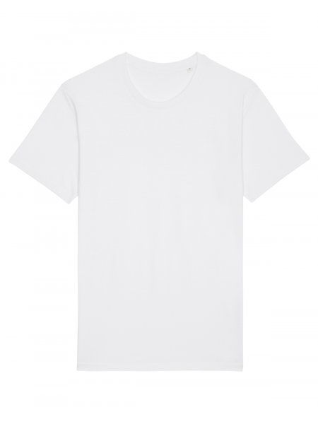 T shirt personnalisé à col rond – Basique Bio – Rocker White