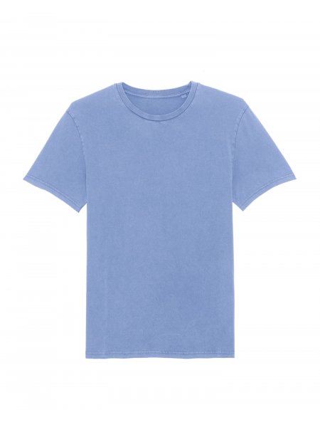 Tee shirt bio délavé unisexe personnalisé - Creator Vintage G. Dyed Swimmer Blue