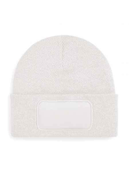 Bonnet Beanie Patch à personnaliser White