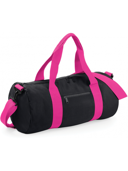 Sac baril original personnalisable Black / Fuchsia