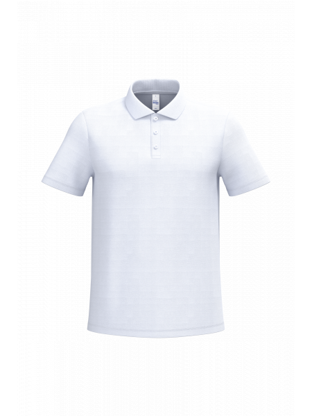 Polo piqué homme Basic personnalisable White