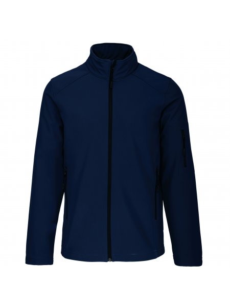 Veste softshell imperméable 3 couches à personnaliser Navy