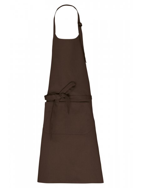 Tablier personnalisé en coton bio Chocolate
