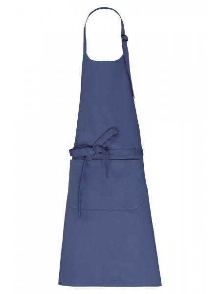 Tablier personnalisé en coton bio Deep blue