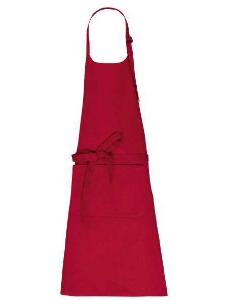Tablier personnalisé en coton bio Hibiscus