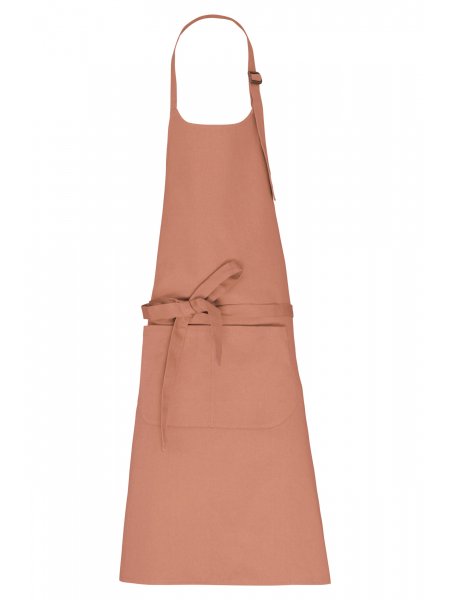 Tablier personnalisé en coton bio Peach